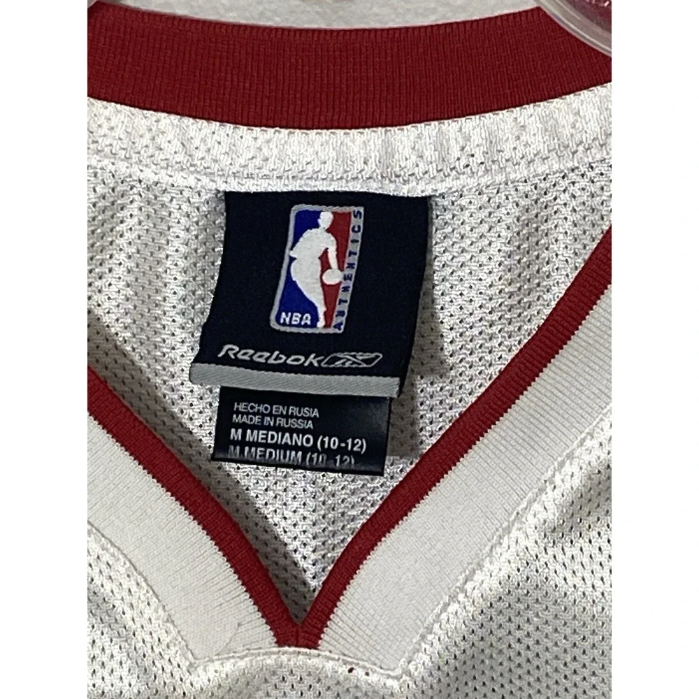 Dwayne Wade # 3 Miami Heat‎ Youth Reebok White Sleeveless Jersey Size M (10-12)